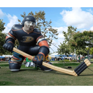 Jugador de Rugby Inflable Jugador de Fútbol Inflable Personaje Inflable Jugador de Fútbol para Exhibición de Eventos - Product Image 3