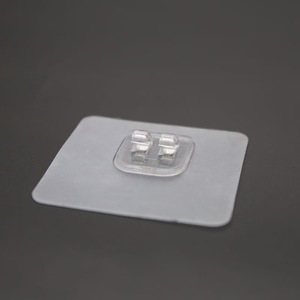 Ganchos adhesivos sin clavos con capacidad de carga de 5 kg, gancho acrílico individual para colgar ropa en el baño - Product Image 2