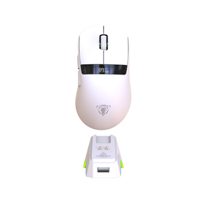 Souris de jeu sans fil tri-mode avec logo personnalisé en gros, 7D, trois modèles avec station de charge BT + sans fil + filaire, pour ordinateur portable PC - Product Image 4