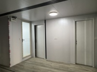 Maison mobile préfabriquée modulaire en acier léger pliable et extensible, maison de conteneur détachable de haute qualité, appartement