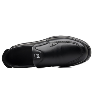 Mocassins noirs en PU brodés de haute qualité pour hommes, respirants, souples, légers, décontractés, pour l'automne, pour la marche quotidienne - Product Image 5