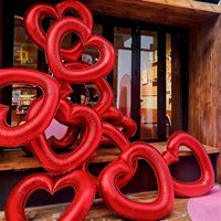 Ballons de mariage, ballons « Je t'aime », décoration de fête, décoration de fête de remise des diplômes, ballons en aluminium de 16 pouces, grands ballons « JE T'AIME »
