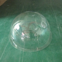 Dôme en acrylique transparent formé sous vide de grande taille personnalisé