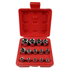 DZT/Dongzhe 14-Piece E-Type <b>Socket</b> Set Vanadium Steel 1/2 In Drive For Installation And Maintenance - Product Image 1