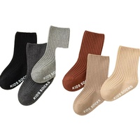 Nouveau bébé chaussettes de sol coton garçons et filles coton dessins animés anti-dérapant chaussettes de marche bébé chaussettes