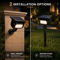 Lampe solaire RGB d'extérieur pour jardin, lampe LED imperméable pour pelouse, éclairage décoratif changeant de couleur pour patio, terrasse, allée