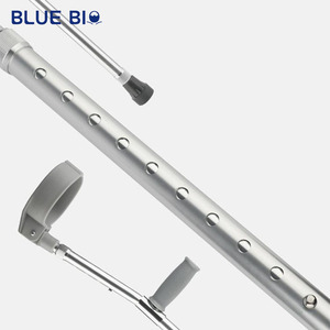 Премиальные костыли из алюминиевого сплава с закрытыми накладками на предплечье, регулируемые медицинские локтевые костыли - Product Image 4