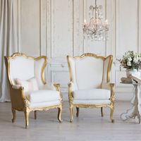 2026 GEDO Modernes Französisches Luxus-Design Stoffbezogenes Sofa mit Goldenem Rahmen für Wohnzimmer
