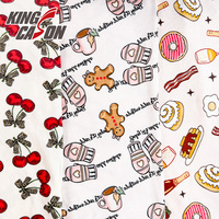 KINGCASON Vente en gros de divers tissus en velours ultra doux et confortables avec motifs imprimés de dessins animés pour les marchés brésiliens