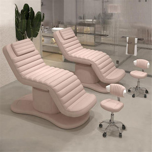 3 Motor <b>Electric</b> Massage Bed Beauty Salon Equipment Lash Bed Chair Facial Spa <b>Table</b> for Esthetician - Product Image 4