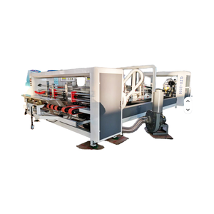 Ligne de production de pliage et collage entièrement automatique pour boîtes, machine de pliage et collage de carton ondulé - Product Image 1