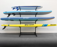 Surf board Display Aufbewahrung ständer Rolling Rack mit Rädern Kayak Kanu Paddle Board Klapp regale