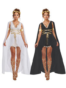 Corsets pour femmes Halloween Costume déesse grecque <span class=keywords><strong>robe</strong></span> <span class=keywords><strong>Sexy</strong></span> femmes film médiéval Cosplay égyptien Athena vêtements garçon fête - Product Image 4