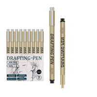 Stylos à pointe fine professionnels, marqueurs imperméables pour croquis, peinture à la main, anime, fournitures scolaires d'art