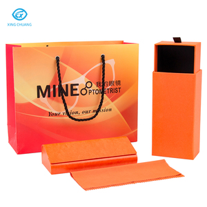 É<span class=keywords><strong>tui</strong></span> de luxe personnalisé avec logo, en PU, pour lunettes de soleil et de vue, avec chiffon de nettoyage et coffret d'emballage sur mesure - Product Image 1