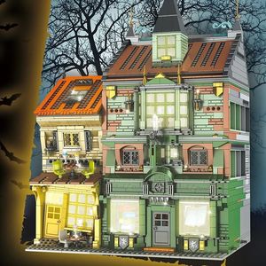 Moule <span class=keywords><strong>King</strong></span> 16040 Stree View Series Building Block Toys 3468Pcs Magic Book Store Model Building Block Set - Product Image 2