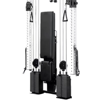 Wandmontierte Bank-Zubehörteile Verstellbare Befestigung Perfekt Passend für Faltbares Power Rack Multifunktionaler Trainer Ausklappbar