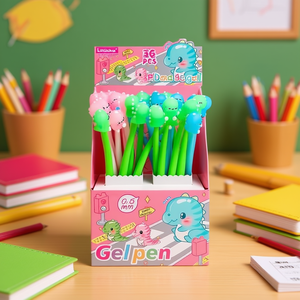 LilDinon Gel Pen 0.5 Mm Dinosaur Design For Kids School Writing Supplies - Product Image 2