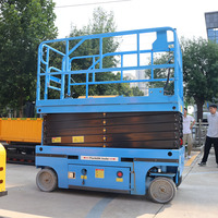 Plateforme élévatrice à ciseaux à prix d'usine avec panneau de commande latéral pour l'installation de vitrage en atrium
