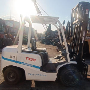 Montacargas Diésel Usado TCM FD30T4 fd2.5/3/4/5/7/10/15/16/25/30-Toneladas fd30 3 TONELADAS con Tres Maestros en Shanghái en Venta - Product Image 1