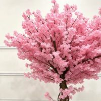 Grand arbre artificiel de fleurs de cerisier rose personnalisé en soie, écologique et durable, pour mariage, remise de diplôme, Noël, Nouvel An, Pâques