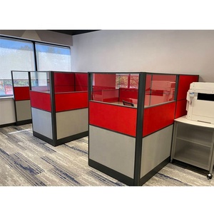 Contract Project Kantoor Partitie Werkstation Meubilair Voor 4 Personen Voor Kantoorgebouw Gebruik - Product Image 4