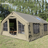 Tente gonflable de luxe FORERUNNER tente gonflable extérieur extérieur 2 pièces maison gonflable pour le camping
