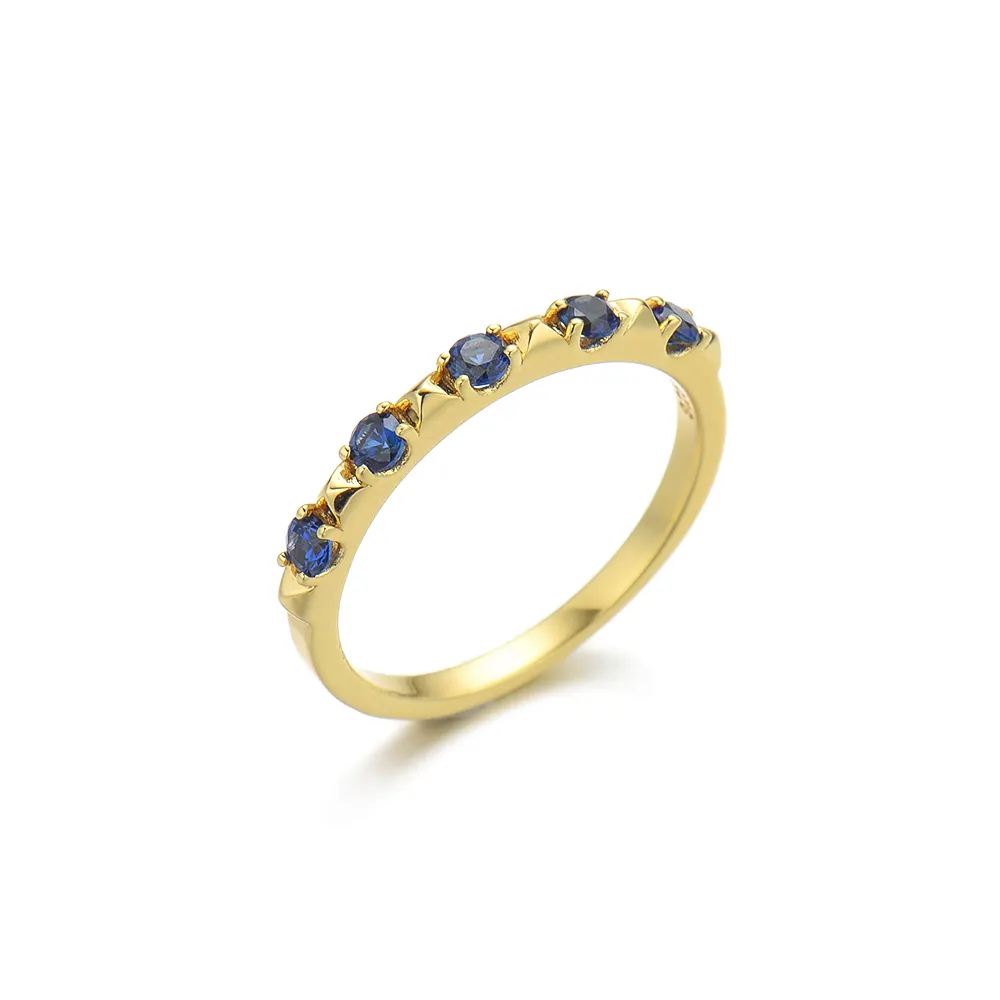 Chính hãng 925 Sterling Silver 18K vàng mạ đá quý tự nhiên đá quý đá mô phỏng màu xanh lá cây Emerald Ring cho nam giới phụ nữ cưới