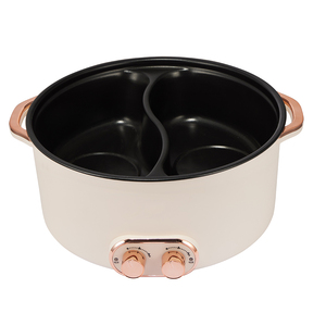 Casserole électrique en acier inoxydable 2 en 1 à prix de gros, double saveur, capacité de 5 L, économie d'énergie, facile à nettoyer - Product Image 6