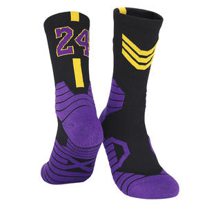 Basketball Star épaissie serviette bas professionnel anti-dérapant chaussettes de sport équipage moyen adulte et enfants chaussettes hommes décontracté 45G - Product Image 2