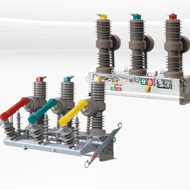 Zhichao Power ZW20-12F/630 630 10kV Three-Phase 20ka 50/60Hz Intelligent Outdoor Column Switch Vacuum Circuit Breaker