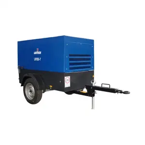 Compresor de aire liutech 185 Cfm, compresor diésel, compresor neumático para minería, perforación, construcción, multifunción