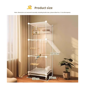 Grande gabbia per uccelli in metallo di lusso Extra-<span class=keywords><strong>Large</strong></span> gabbia per pappagalli con chiusura a bottone eco-friendly Design robusto vendita di articoli per animali domestici - Product Image 6