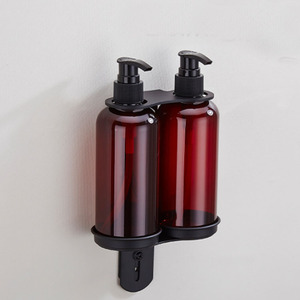 Khách sạn phòng tắm có thể điều chỉnh vòi hoa sen dầu gội giữ chai thép không gỉ cho chai Khác nhau Tay xà phòng Dispenser vật liệu kim loại - Product Image 5