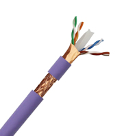 Cable Ethernet CAT6 23 AWG 305M BC Conductor PE Aislamiento LZSH Chaqueta CAT6 Cable Lan