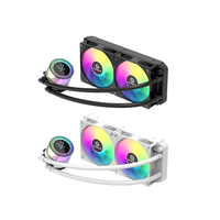 Refroidisseur de processeur à eau 240 ARGB AIO - 900-1800 tr/min, pour Intel/AMD, silencieux et haute performance