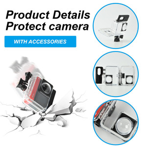 Carcasa protectora de buceo subacuático YEAH, carcasa impermeable de 30M/98 pies para <span class=keywords><strong>Insta</strong></span> <span class=keywords><strong>360</strong></span> <span class=keywords><strong>ONE</strong></span> <span class=keywords><strong>RS</strong></span> Twin Edition - Product Image 5