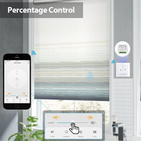 Zigbee rideau Mini Module télécommande vocale sans fil dans le mur Tuya rideau relais interrupteur