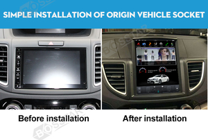Tela vertical 10.4 polegadas, unidade cabeça do carro tesla <span class=keywords><strong>android</strong></span> carro dvd player para honda crv 2012-2015 rádio do carro - Product Image 5
