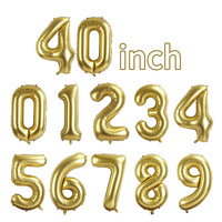 Ballons en aluminium écologiques de 40 pouces de qualité garantie, ballons géants en gros, ballons en aluminium numérotés pour la décoration d'Halloween en gros