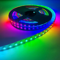 Bande LED RGBIC WS2815 DC24V 96 LED/m, coupable toutes les 1cm, 10M, alimentation à une extrémité, sans chute de tension pour enseignes commerciales