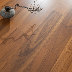 Planches de plancher en bois de noyer noir multicouche ignifuges IEC62321, résistantes aux rayures de grade ABCD, 15 mm 14 mm, pour cave à vin - Product Image 2