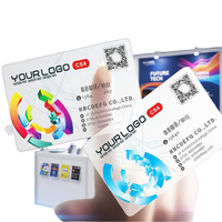 Tarjetas Magnéticas de PVC Transparentes de Lujo Personalizadas al por Mayor de Fábrica, Impresión Digital con Laminación de Película para Regalos de Membresía Premium