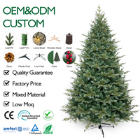 UMIND Nouveau Design Personnalisé Pe Pvc Décoration D'arbre De Noël Avec Base En Métal Respectueux De L'environnement