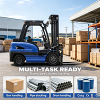 Chariot élévateur électrique 3 tonnes avec mât réglable et batterie au plomb pour l'empilage industriel – Fabricant chinois