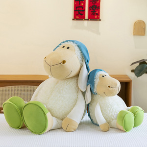 Muñeco de peluche de lana blanca adorable, juguete decorativo, muñeco infantil, muñeco para máquina de garras, regalo de cumpleaños, venta al por mayor - Product Image 4