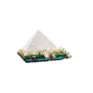 6111 Architectuur Grote Piramide Van Giza Wereldberoemde Speelgoedstenen Compatibel 21058 Bouwmodel Kinderen 1475Pcs Blokken