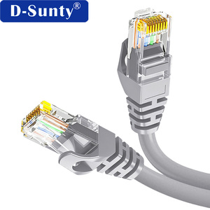 สายแพทช์คอร์ด D-sunty 0.5ม. 1ม. 2ม. 5ม. 10ม. สายเน็ตเวิร์ค Rj45 UTP สายแลน ราคาถูก สายอีเธอร์เน็ต Cat6 8 แกน - Product Image 2