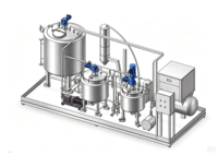 Cuve de mélange à double enveloppe de 2000 L de qualité alimentaire pour le conditionnement de boissons