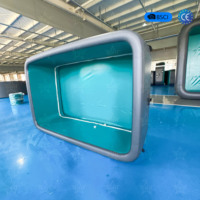 Piscine gonflable pour adultes résistante à l'usure, piscine gonflable robuste en Drop Stitch pour jardin et camping, location pour fêtes